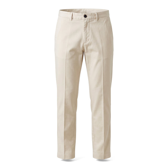Pantalon "Giorgio" Chino Beige Clair / Ecru Coupe Slim