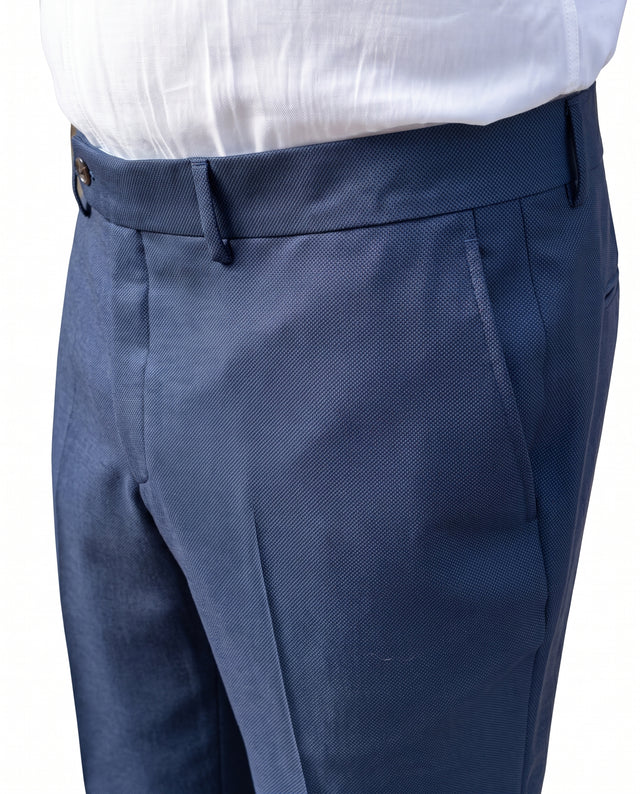 Costume "Rondinara" Piqué Bleu Vitale Barberis Canonico