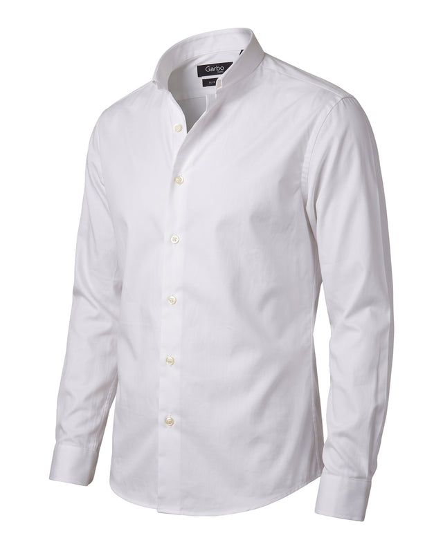 CHEMISE OFFICIER EN POPELINE BLANCHE