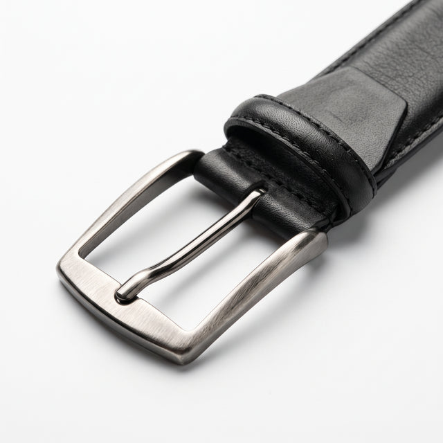 Ceinture "La Normande" en Cuir Noir