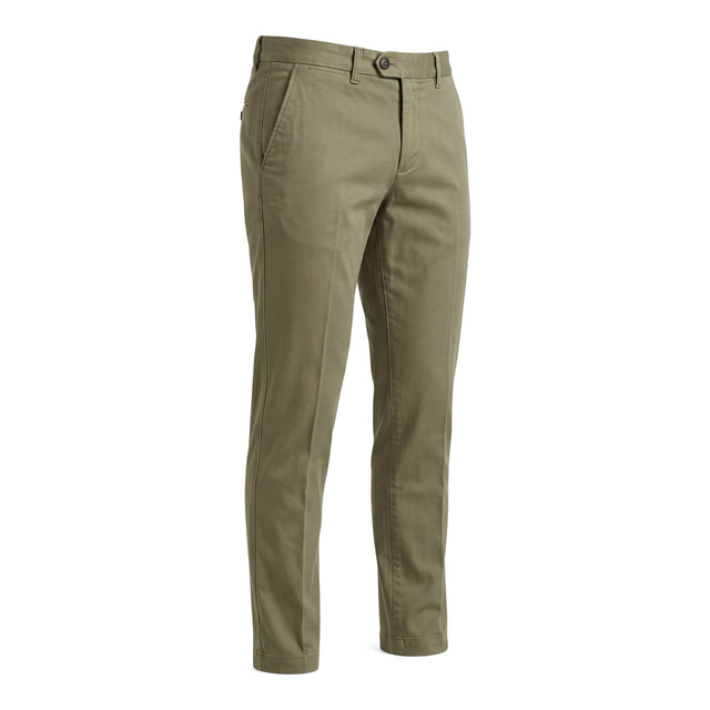 Pantalon "Giorgio" Chino Kaki Clair Coupe Slim