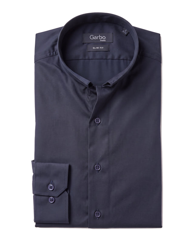 CHEMISE OFFICIER BLEU MARINE