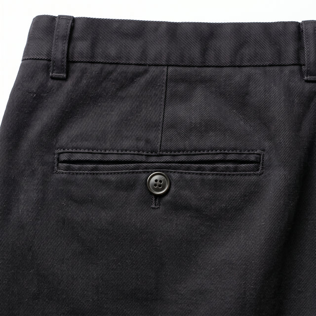 Pantalon "Giorgio" Chino Noir Coupe Slim