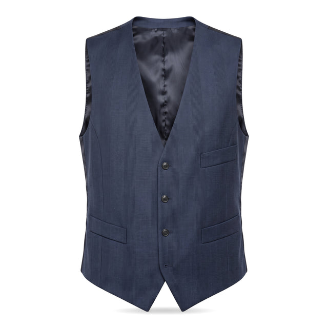 Costume Prince de Galle "Milan" Bleu Marine en Flanelle Vitale Barberis Canonico