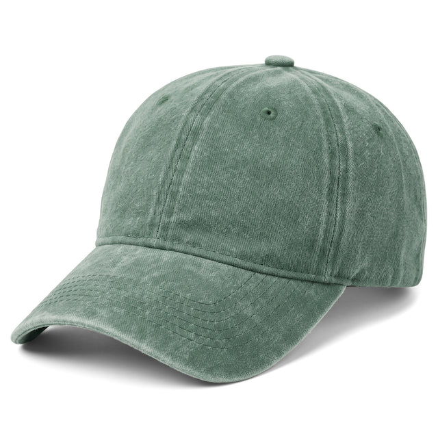 Casquette en Jean Kaki Délavée