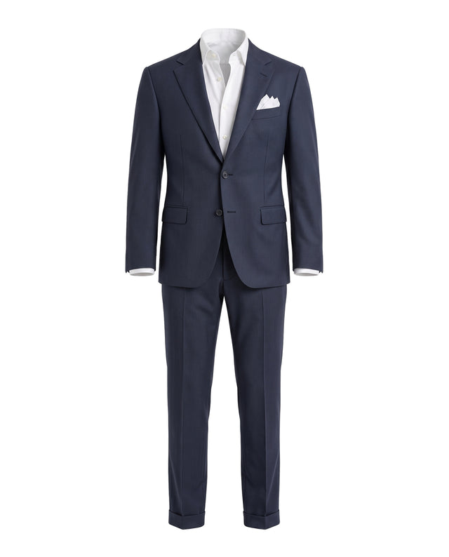 Costume "Rhodes" Bleu Marine à très fine Rayures Vitale Barberis Canonico