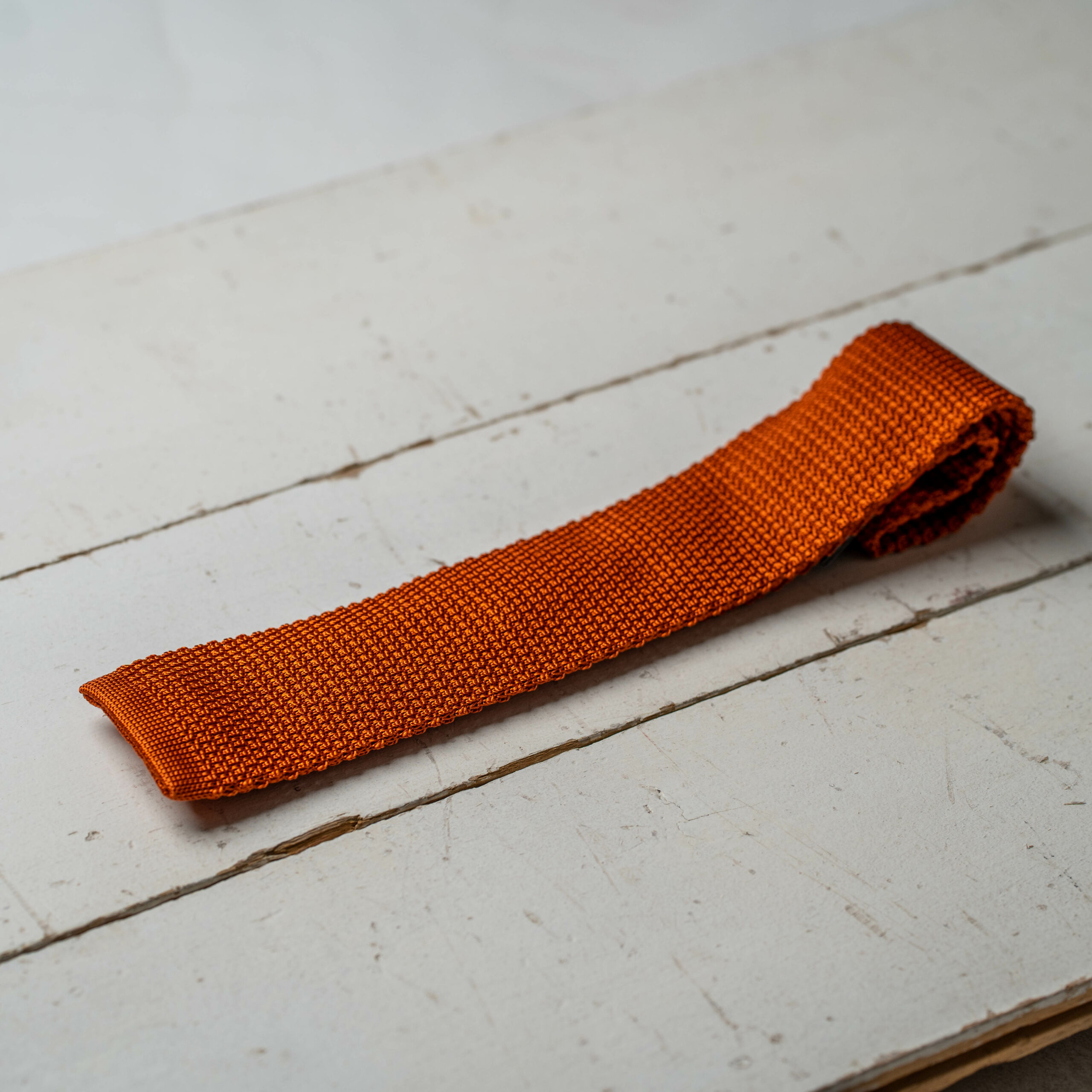 Cravate trico orange-7403169