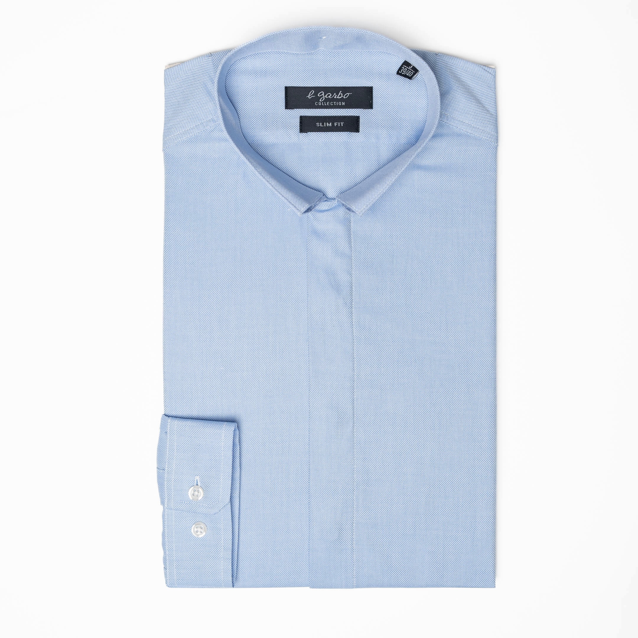 E23-OF-OXFORD PIQUEE Ciel